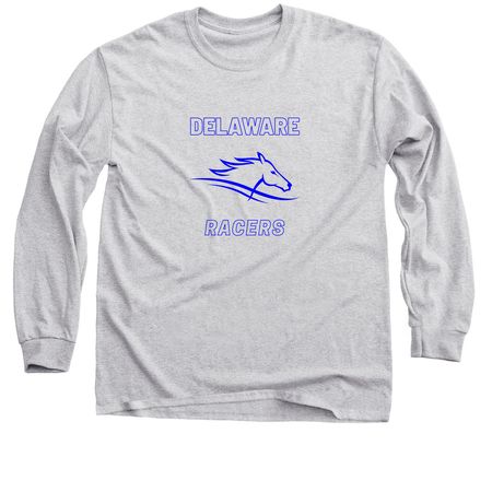 Delaware Racers Gear, a Sport Grey Classic Long Sleeve Tee