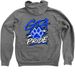 Garrison Teachers' Association, a Deep Heather Zip Up Hoodie (back-view)