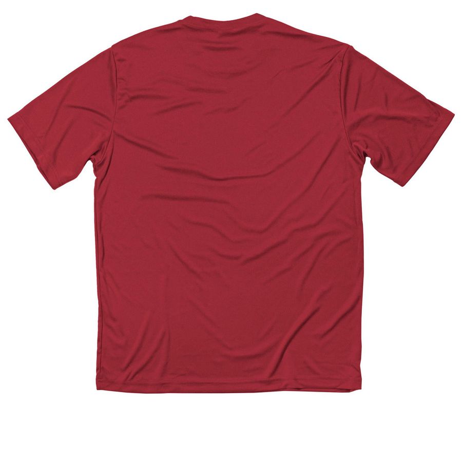 Dominic's Posse 2026 Merch, a True Red Classic Performance Tee (back-view)