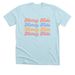Mercy Kids Child Life, a Heather Ice Blue Premium Unisex Tee