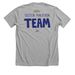 Team JAF, a Athletic Heather Premium Unisex Tee (back-view)