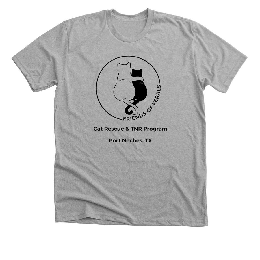 2026 FOF Shirts - Black Logo, a Athletic Heather Premium Unisex Tee