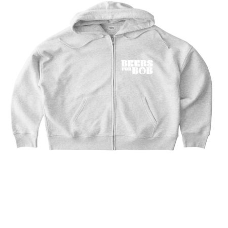 Beers for Bob 2026 New Items, a Cool Heather Grey Stanley/Stella Women?s Stella Ida Zip Up Pullover Hoodie