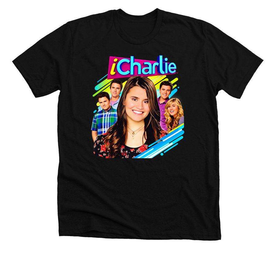 ICharlie iCarly Nickelodeon Miranda Cosgrove, a Solid Black Blend Premium Unisex Tee
