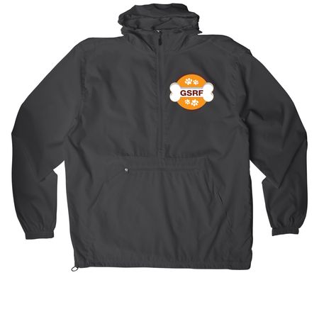 Dog Walking Gear, a Graphite Packable Anorak