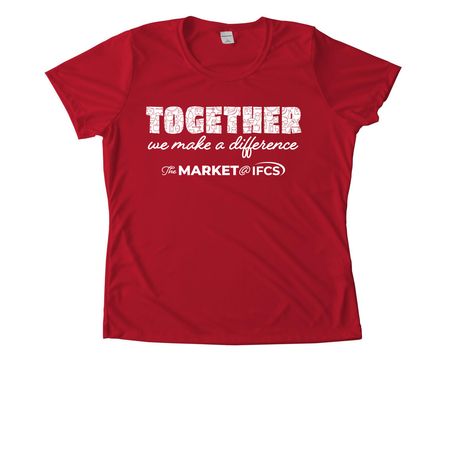 Together - Market @ IFCS: Active Wear, a True Red Women's Performance Tee