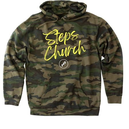 The Camo Collection, a Forest Camo Heavyweight Camo Pullover Hoodie