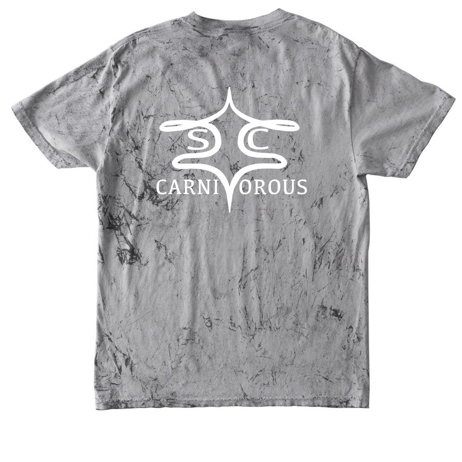 South Carolina Carnivorous Plant Nursery, a Smoke Comfort Colors Colorblast Tee (back-view)