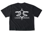 South Carolina Carnivorous Plant Nursery, a Black Comfort Colors Boxy Tee (back-view)