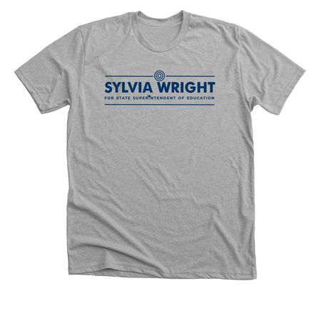Sylvia Wright, a Athletic Heather Premium Unisex Tee