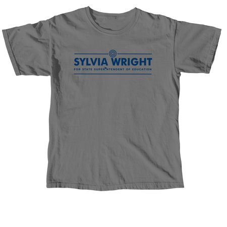 Sylvia Wright, a Grey Comfort Colors Unisex Tee