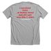 Tier 3, a Athletic Heather Premium Unisex Tee (back-view)