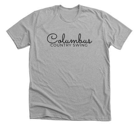 COLUMBUS, a Athletic Heather Premium Unisex Tee