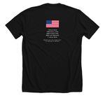 MURPH 2026, a Solid Black Blend Premium Unisex Tee (back-view)