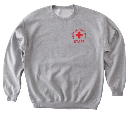 NC Pool Guards, a Sport Grey Softstyle Crewneck Sweatshirt