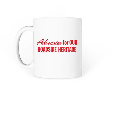 SCA Coffee Mug, a White Coffee Mug (back-view)