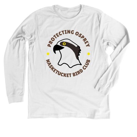 Protecting Osprey&nbsp;Apparel, a Solid White Blend Premium Long Sleeve Tee