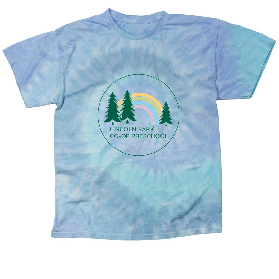 Lincoln Park Co-Op Preschool Adults and Youth, a Lagoon Classic Tie Dye Tee
