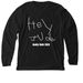 2026 Hey Jude Long sleeve and Hoodies, a Solid Black Blend Premium Long Sleeve Tee