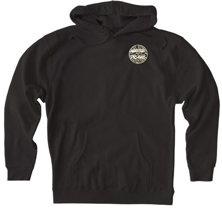 can't do right camp, a Black Heavyweight Pullover Hoodie