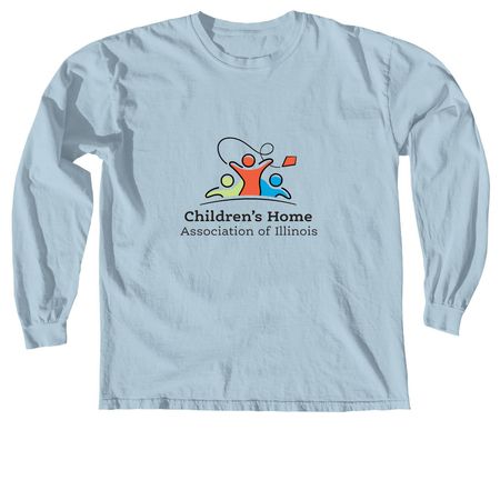 CHAIL Logo, a Chambray Comfort Colors Long Sleeve Tee