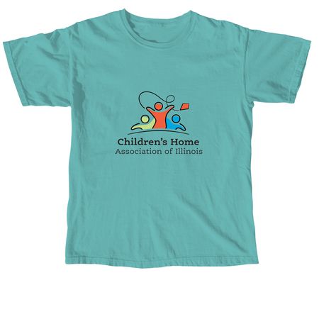 CHAIL Logo, a Seafoam Comfort Colors Unisex Tee