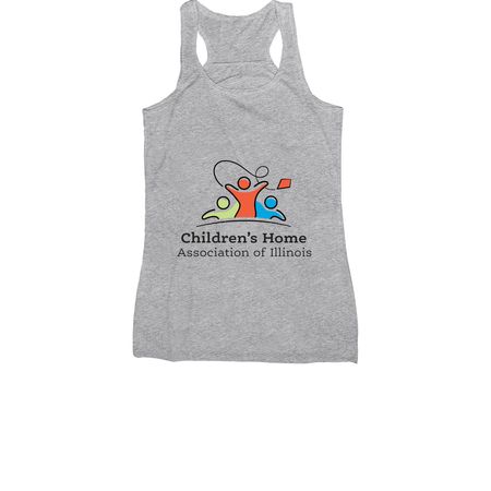 CHAIL Logo, a Athletic Heather Women's Racerback