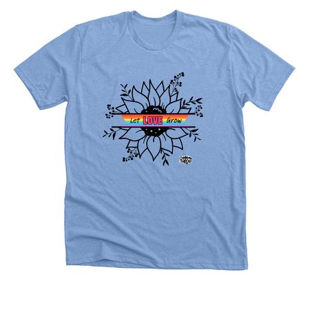 Pride 2026, a Heather Carolina Blue Premium Unisex Tee
