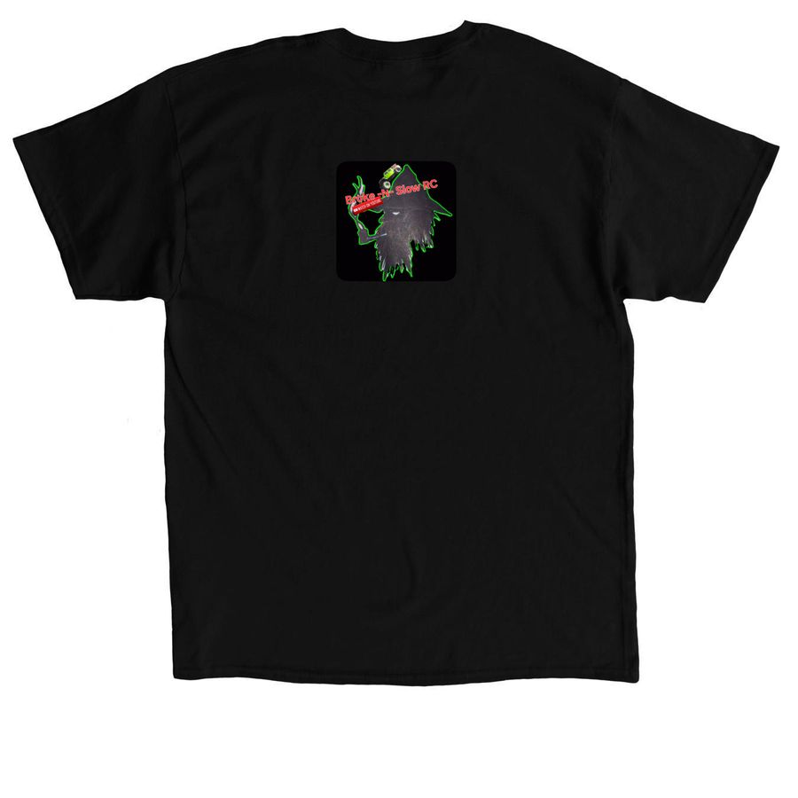 More Oval Team Please!!, a Black Classic Unisex Tee (back-view)
