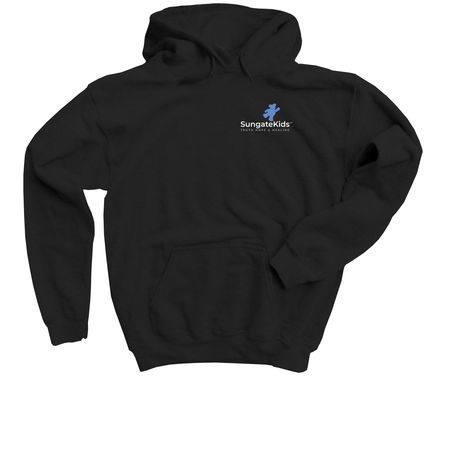 Tops, a Black Youth Pullover Hoodie