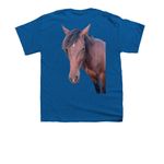 BBSER Summer, a Royal Blue Youth Unisex Tee (back-view)