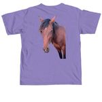 BBSER Summer, a Violet Comfort Colors Unisex Tee (back-view)