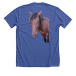 BBSER Summer, a Solid True Royal Premium Unisex Tee (back-view)