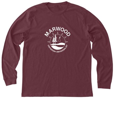 Marwood Summer 2026 - Pop Up, a Heather Maroon Premium Long Sleeve Tee