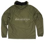 Windbreaker, a Army Quarter-Zip Windbreaker (back-view)