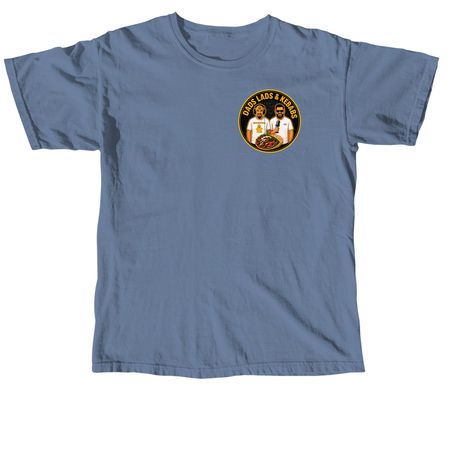 Dads Lads & Kebabs 2.0, a Blue Jean Comfort Colors Unisex Tee