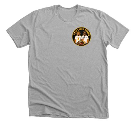 Dads Lads & Kebabs 2.0, a Athletic Heather Premium Unisex Tee