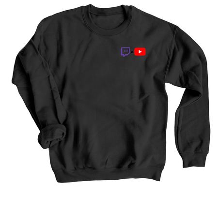 Hoodies and Sweatshirts, a Black Crewneck Sweatshirt