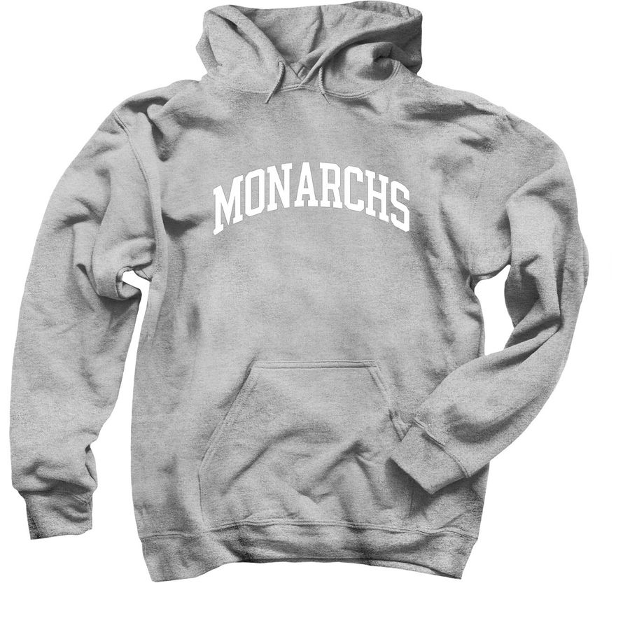 PULLOVER MONARCHS 2, a Sport Grey Pullover Hoodie