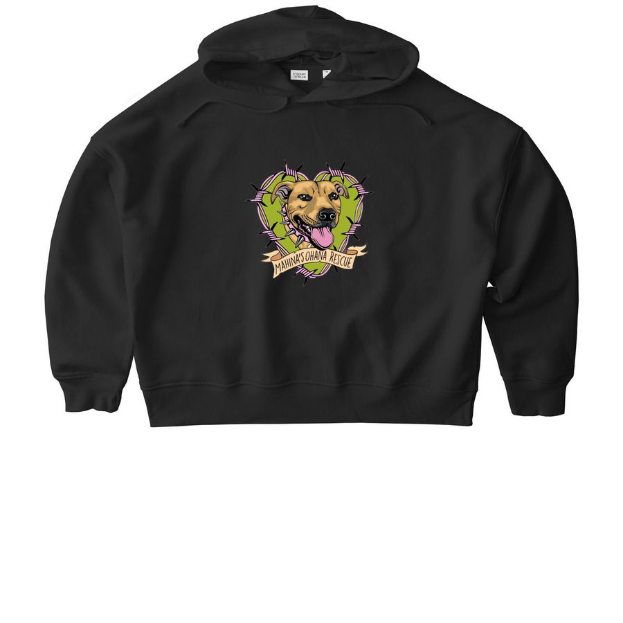 Women's ?Mahina?s Ohana Rescue? logo hoodies, a Black Stanley/Stella Women?s Stella Nora Pullover Hoodie
