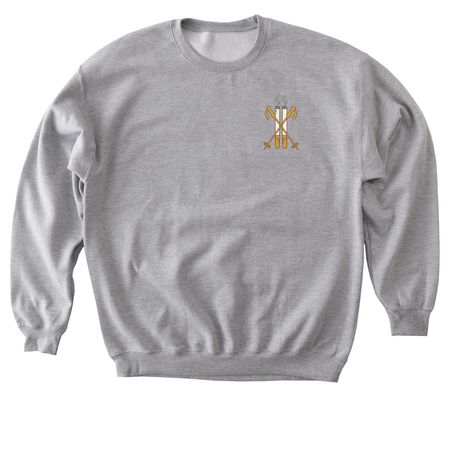 Smokin' the Gnar (Lite), a Sport Grey Softstyle Crewneck Sweatshirt
