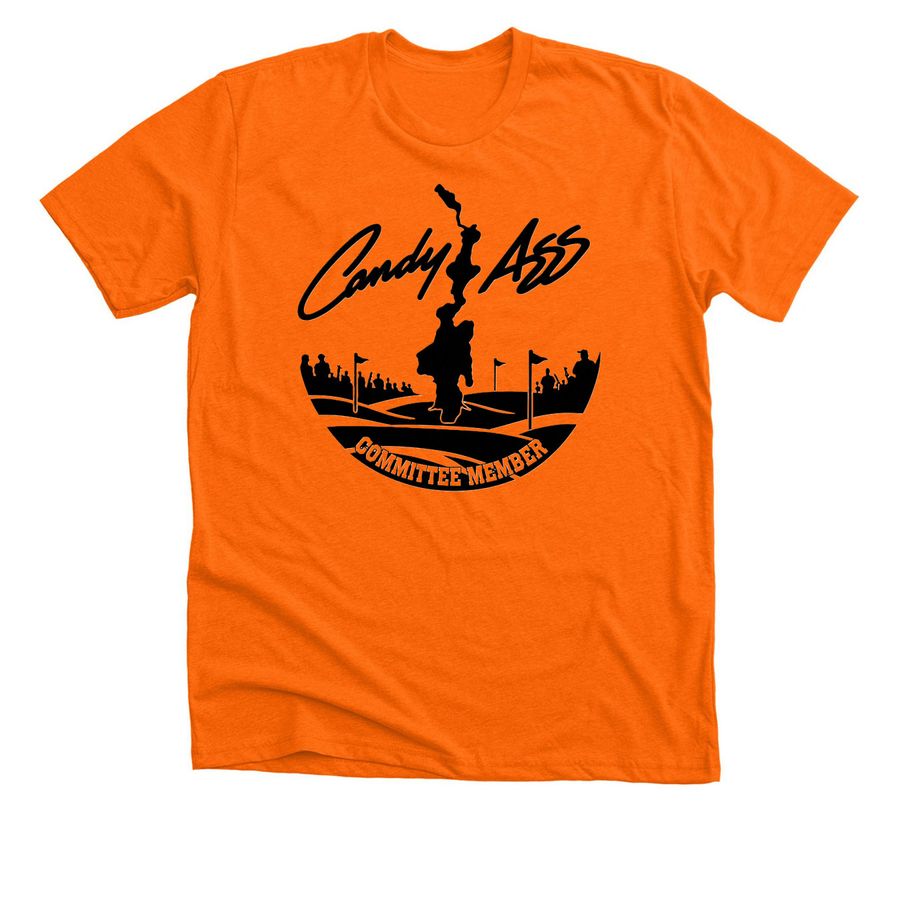 Committee Member Logo, a Neon Orange Premium Unisex Tee