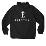 Emblem Jackets, a Black Packable Anorak (back-view)