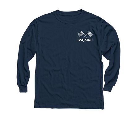 GSQMRC Champion Flag, a Navy Youth Long Sleeve Tee