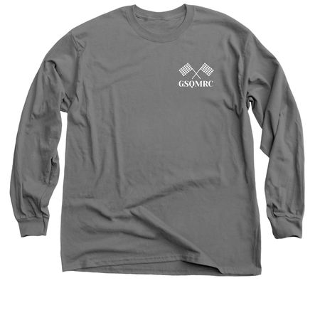 GSQMRC Champion Flag, a Charcoal Classic Long Sleeve Tee