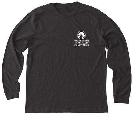 Protectors of Animals, a Dark Grey Heather Premium Long Sleeve Tee