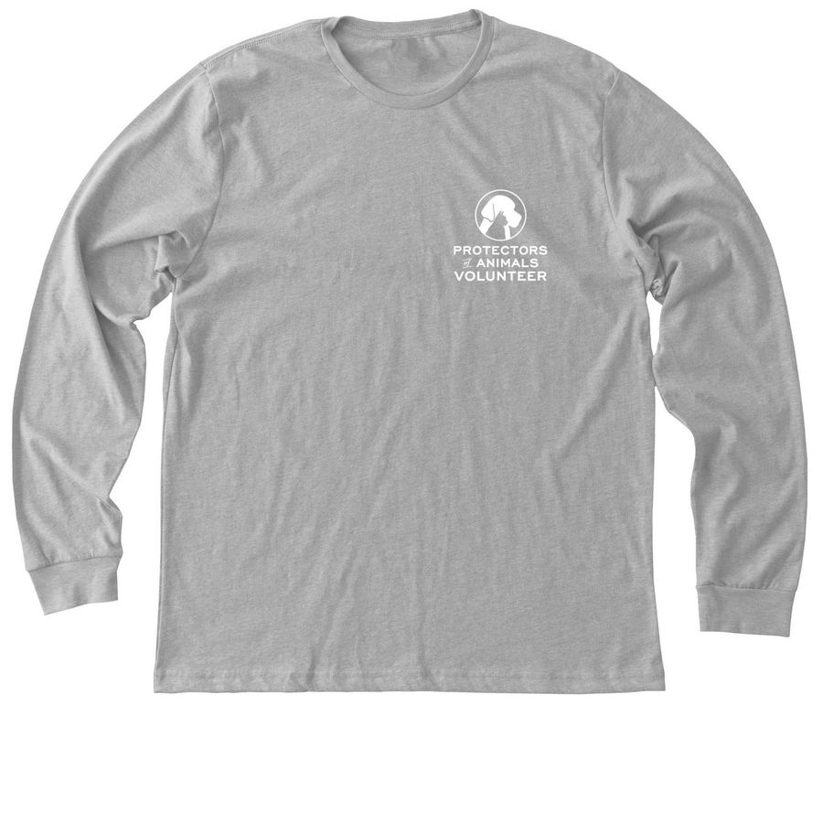 Protectors of Animals, a Athletic Heather Premium Long Sleeve Tee