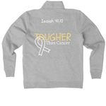 Adrian?s Army, a Dark Grey Heather Nike Women's Club Half Zip Pullover (back-view)