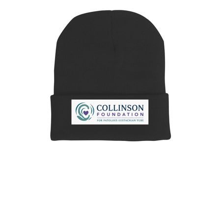 Collinson Foundation Beanie, a Black Printed Cuffed Beanie