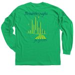 Team Oz 2026, a Irish Green Classic Long Sleeve Tee (back-view)